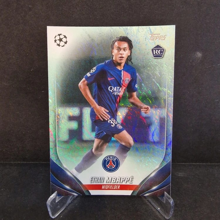2023-24 TOPPS UCC Ethan Mbappe PSG Refractor /K18