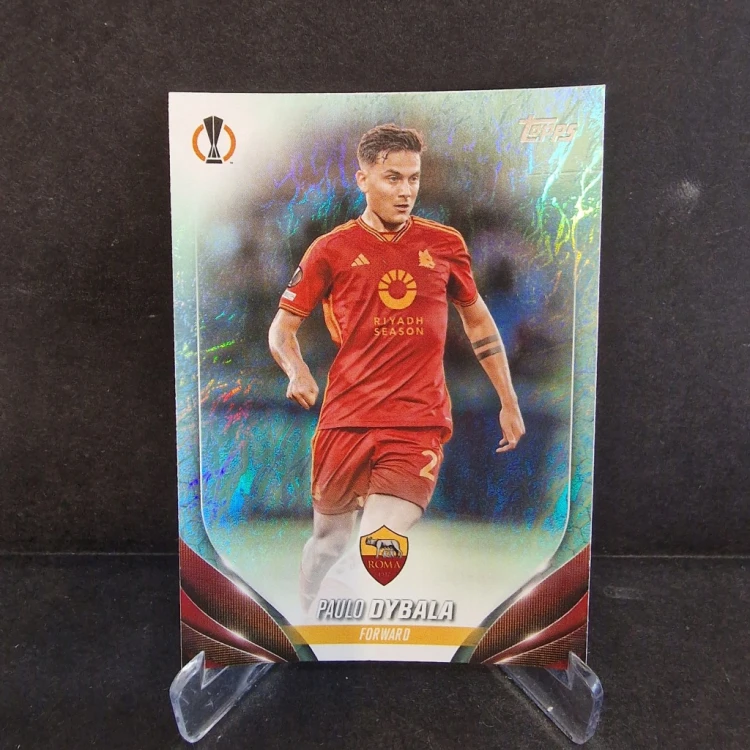 2023-24 TOPPS UCC Paulo Dybala As Roma Refractor /K21