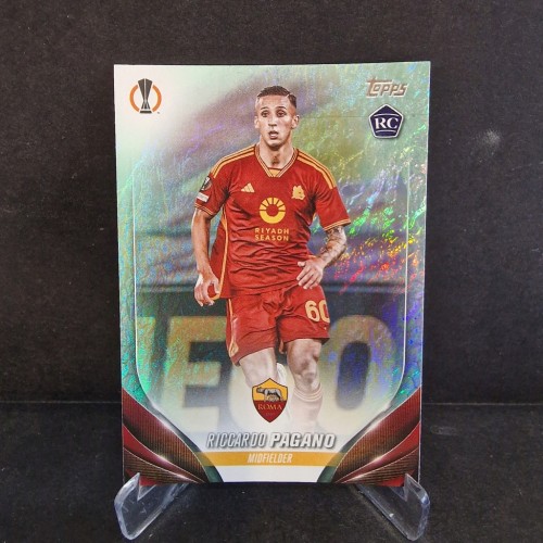 2023-24 Topps UCC Ricardo Pagano As Roma Refractor /K21