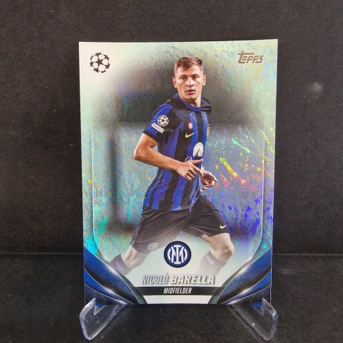 2023-24 Topps UCC Nicolo Barella Inter Refractor /K21