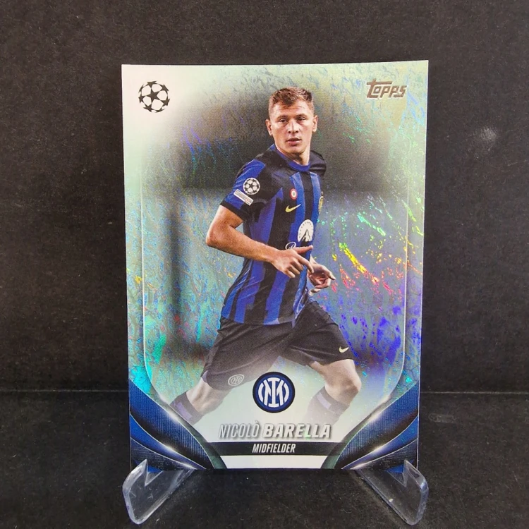 2023-24 Topps UCC Nicolo Barella Inter Refractor /K21
