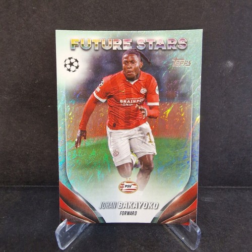 2023-24 Topps UCC Yohan Bakayoko PSV Eindhoven Refractor /K22