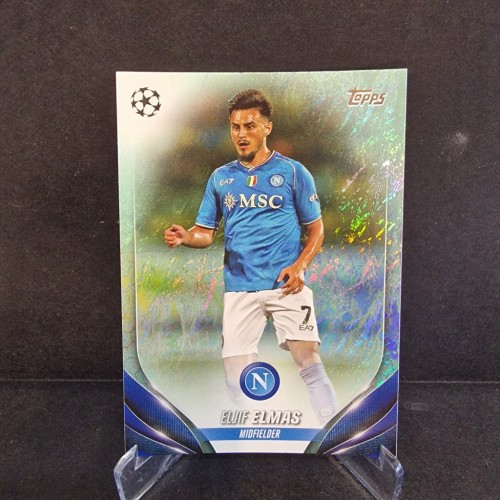 2023-24 Topps UCC Eljif Elmas Napoli Refractor /K22
