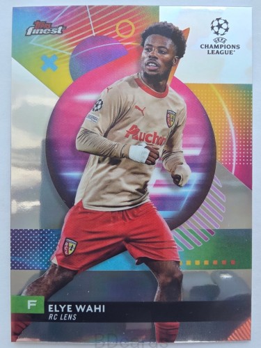 2023-24 Topps Finest Elye Wahi RC Lens /F