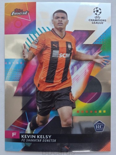 2023-24 Topps Finest Kevin Kelsy Shakhtar Donetsk /F