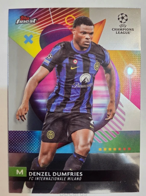 2023-24 Topps Finest Denzel Dumfries Inter /A