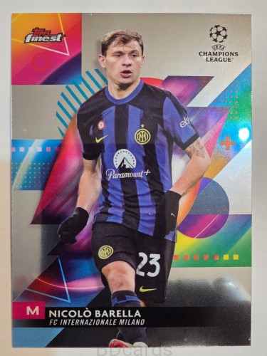 2023-24 Topps Finest Nicolo Barella Inter /A