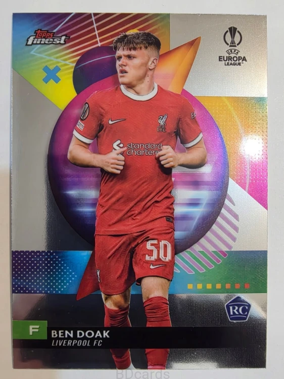 2023-24 Topps Finest Ben Doak Liverpool /A