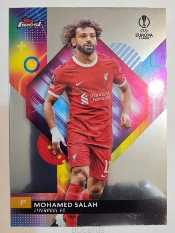 2023-24 Topps Finest Mohamed Salah Liverpool /A