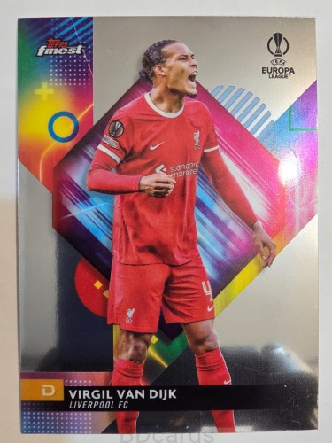 2023-24 Topps Finest Virgil Van Dijk Liverpool /A