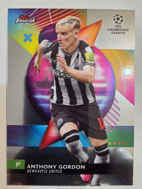 2023-24 Topps Finest Anthony Gordon Newcastle United /A