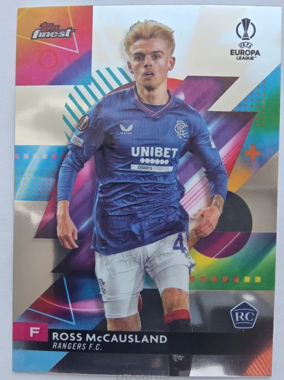 2023-24 Topps Finest Ross McCausland Rangers /F