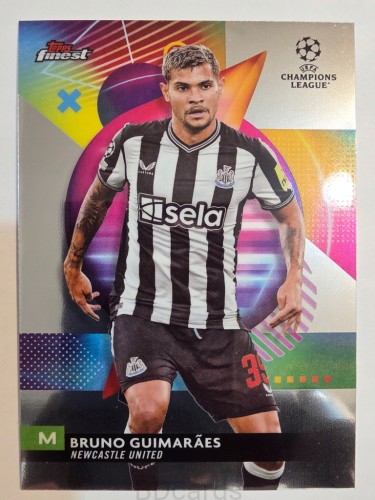 2023-24 Topps Finest Bruno Guimaraes Newcastle United /A