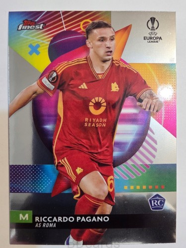 2023-24 Topps Finest Riccardo Pagano AS Roma /A