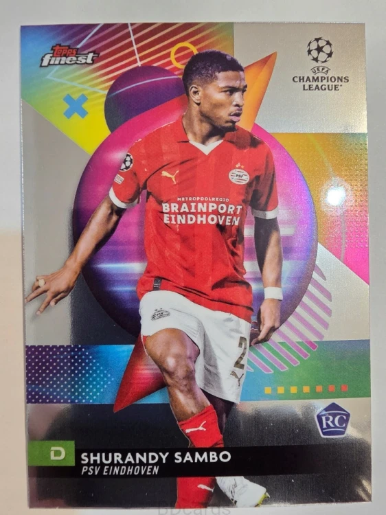2023-24 Topps Finest Shurandy Sambo PSV Eindhoven /A