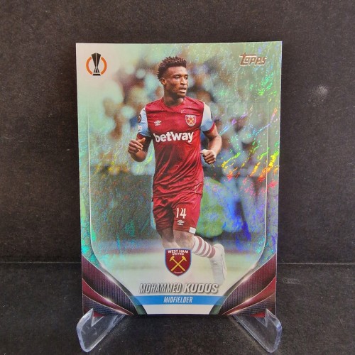 2023-24 Topps UCC Mohamed Kudus West Ham Refractor /K24