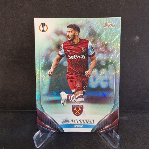 2023-24 Topps UCC Sao Benrahma West Ham Refractor /K24