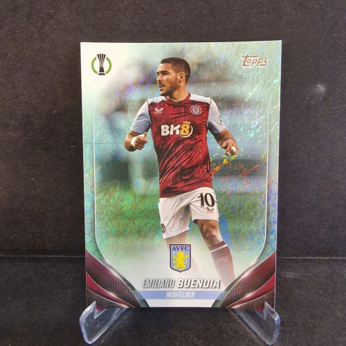 2023-24 Topps UCC Emiliano Buendia Aston Villa Refractor /K25