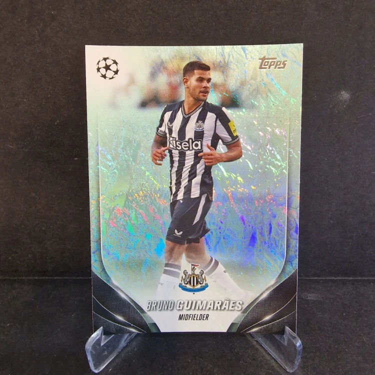 2023-24 Topps UCC Bruno Guimaraes Newcastle United Refractor /K25