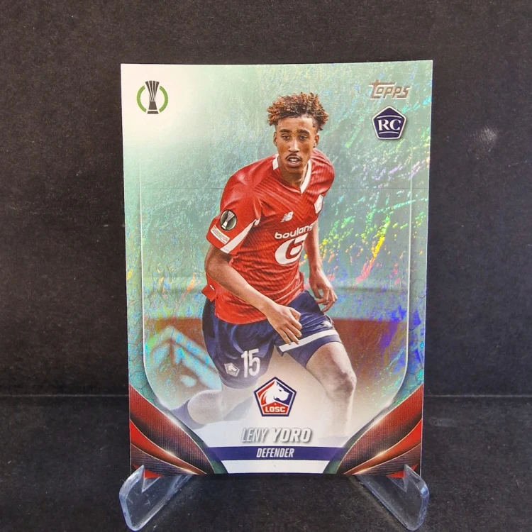 2023-24 Topps UCC Leny Yoro Losc Lille Refractor /K26
