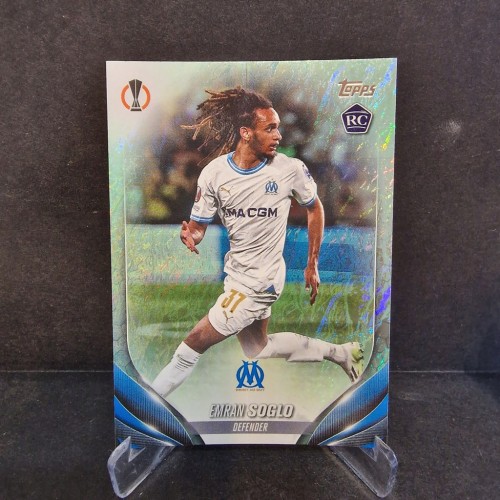 2023-24 Topps UCC Emran Soglo Olympique Marsylia Refractor /K27
