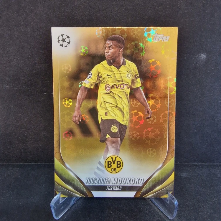 2023-24 TOPPS UCC Joussoufa Moukoko Borussia Dortmund Refractor /K28