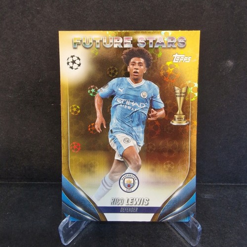 2023-24 TOPPS UCC Rico Lewis Manchester City Refractor /K29