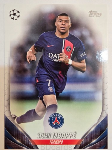 2023-24 Topps UCC Kylian Mbappe PSG /A