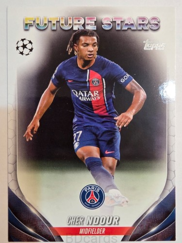 2023-24 Topps UCC Cher Ndour PSG /A