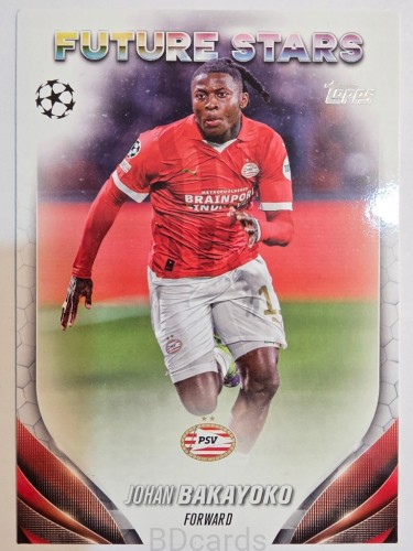 2023-24 Topps UCC Johan Bakayoko PSV Eindhoven /A