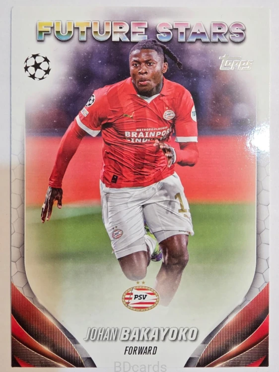 2023-24 Topps UCC Johan Bakayoko PSV Eindhoven /A