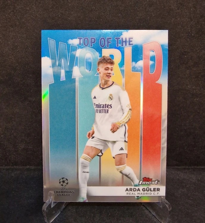 2023-24 Topps Finest UCC Arda Guler Real Madryt /LU3