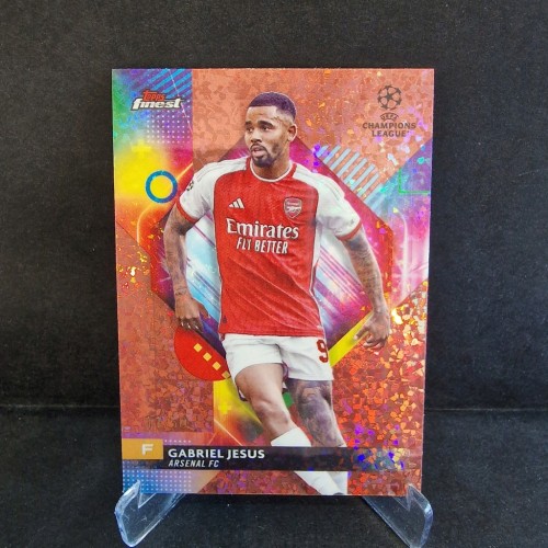 2023-24 Topps Finest Gabriel Jesus /50 Arsenal /AU2