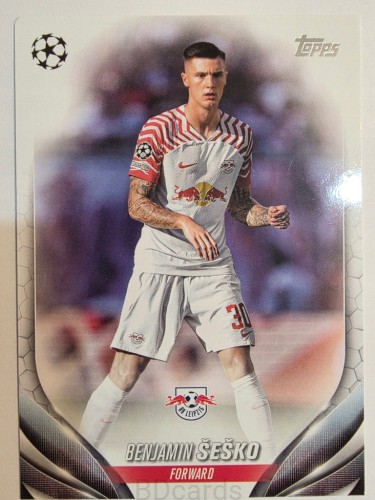 2023-24 Topps UCC Benjamin Sesko RB Lipsk /A