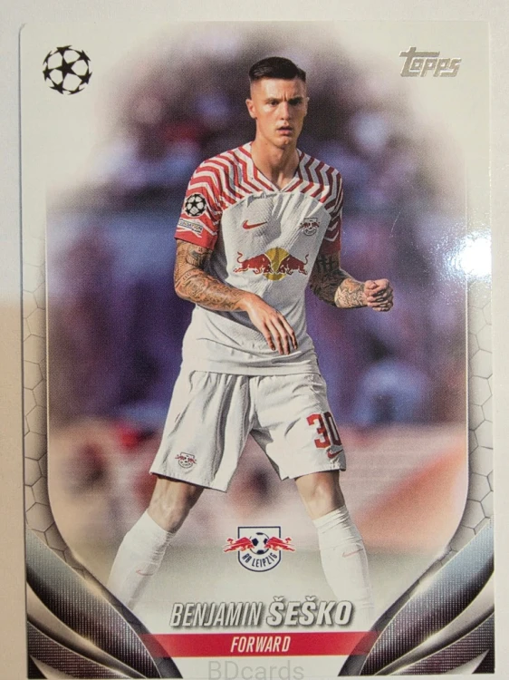 2023-24 Topps UCC Benjamin Sesko RB Lipsk /A