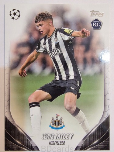 2023-24 Topps UCC Lewis Miley Newcastle United /A