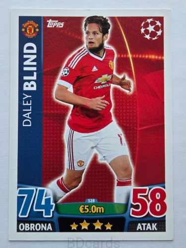 2015-16 Topps Champions League Blind Manchester United /NN5