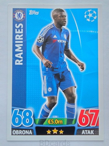 2015-16 Topps Champions League Ramires Chelsea /NN3