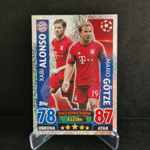 2015-16 Topps Champions League Alonso / Gotze Bayern Monachium /TP6