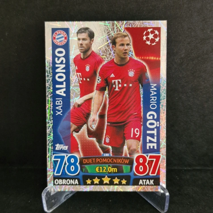 2015-16 Topps Champions League Alonso / Gotze Bayern Monachium /TP6