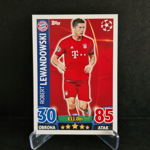 2015-16 Topps Champions League Lewandowski Bayern Monachium /TP6