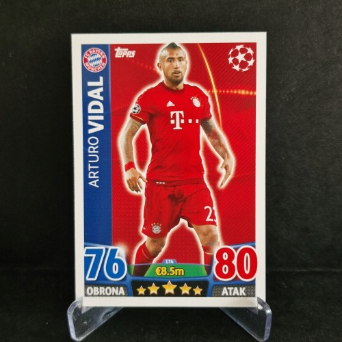 2015-16 Topps Champions League Vidal Bayern Monachium /TP6