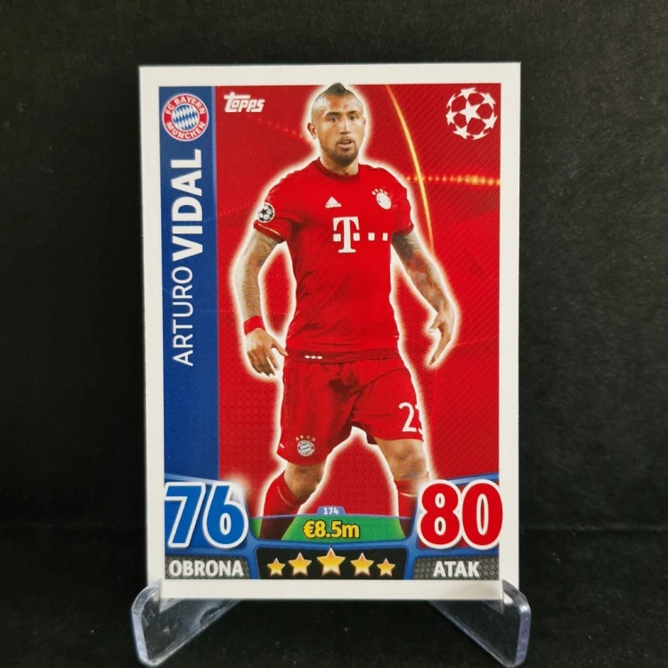 2015-16 Topps Champions League Vidal Bayern Monachium /TP6