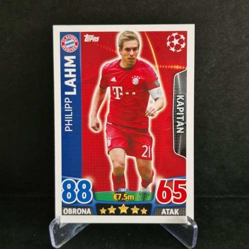 2015-16 Topps Champions League Lahm Bayern Monachium /TP7