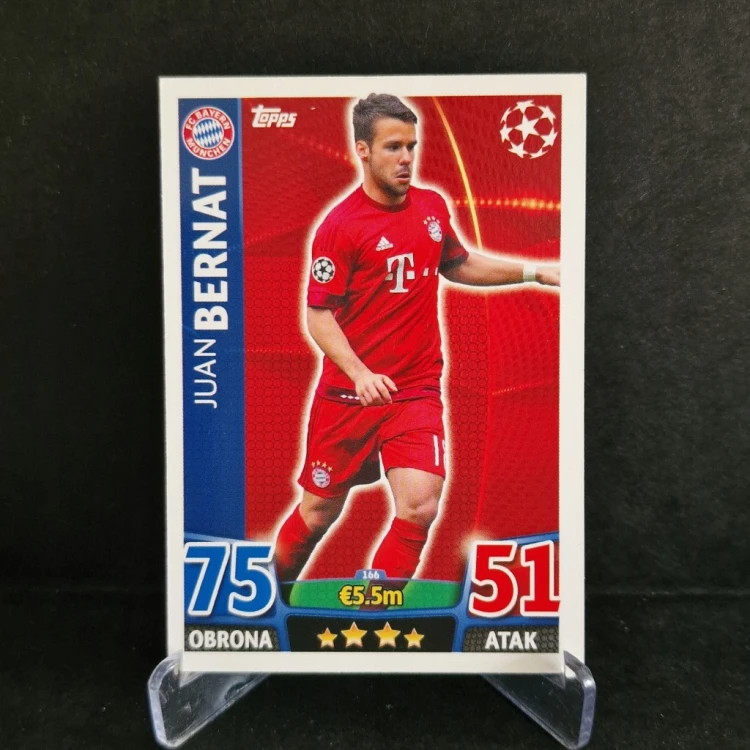 2015-16 Topps Champions League Bernat Bayern Monachium /TP7