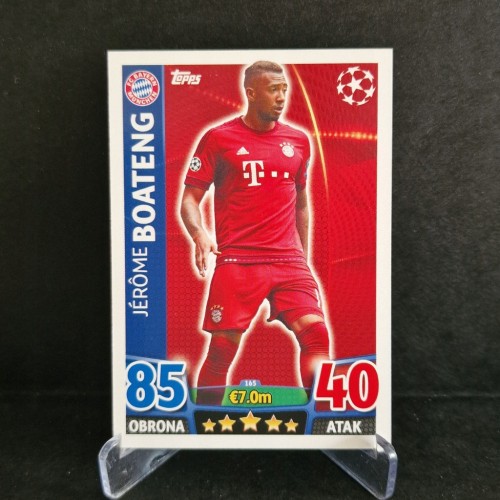 2015-16 Topps Champions League Boateng Bayern Monachium /TP7