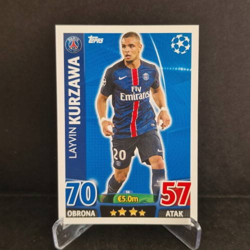 2015-16 Topps Champions League Kurzawa PSG /TP5