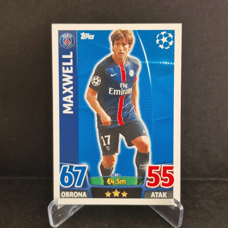 2015-16 Topps Champions League Maxwell PSG /TP5