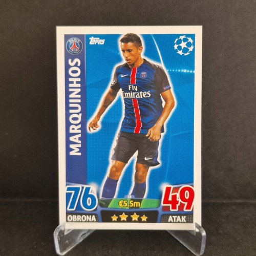 2015-16 Topps Champions League Marquinhos PSG /TP5