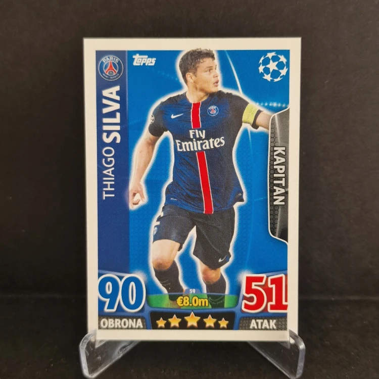 2015-16 Topps Champions League Silva PSG /TP5